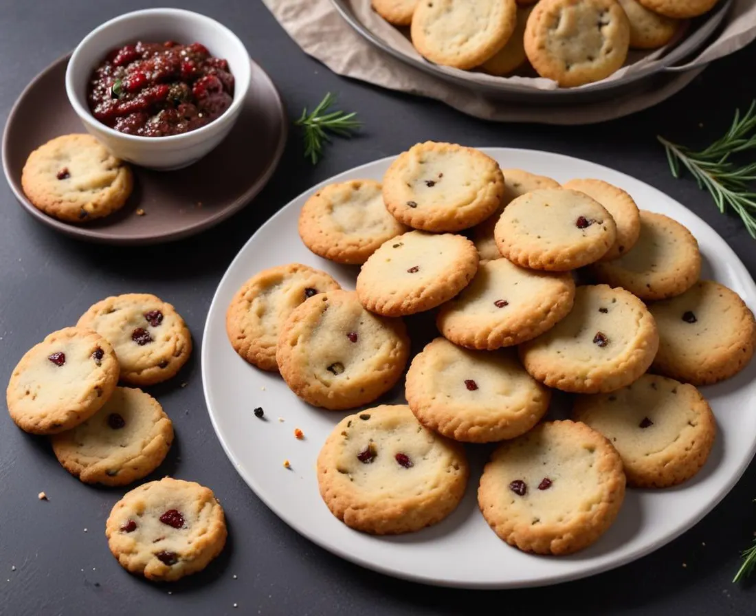 Cookies Salés à la Tapenade et Parmesan