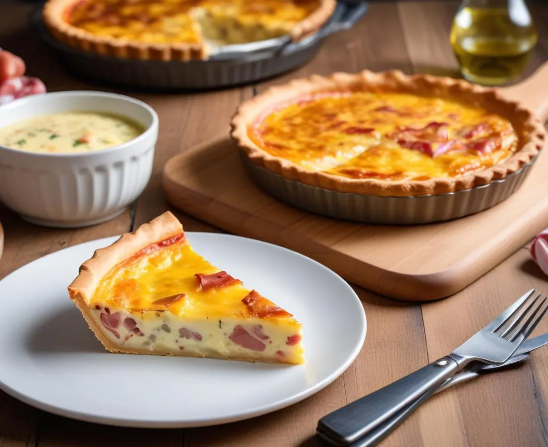 Quiche Raclette et Speck