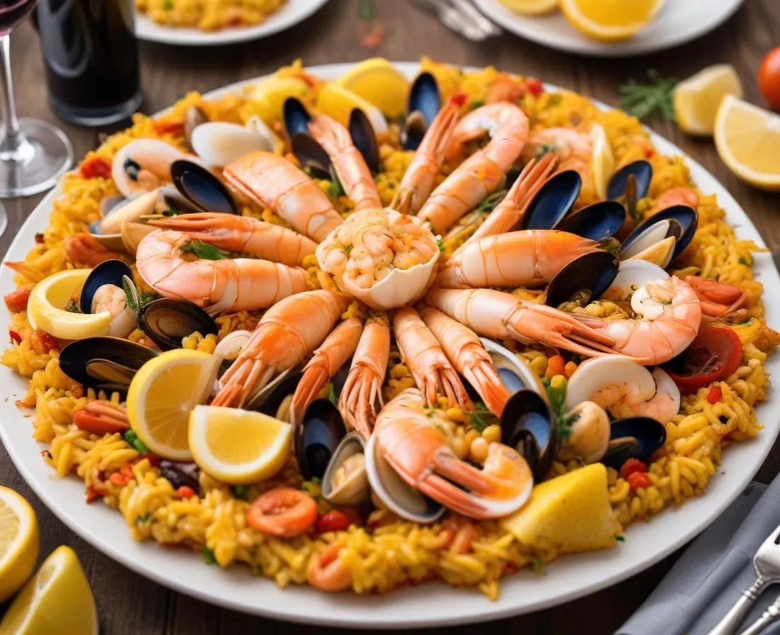Paella Royale aux Fruits de Mer