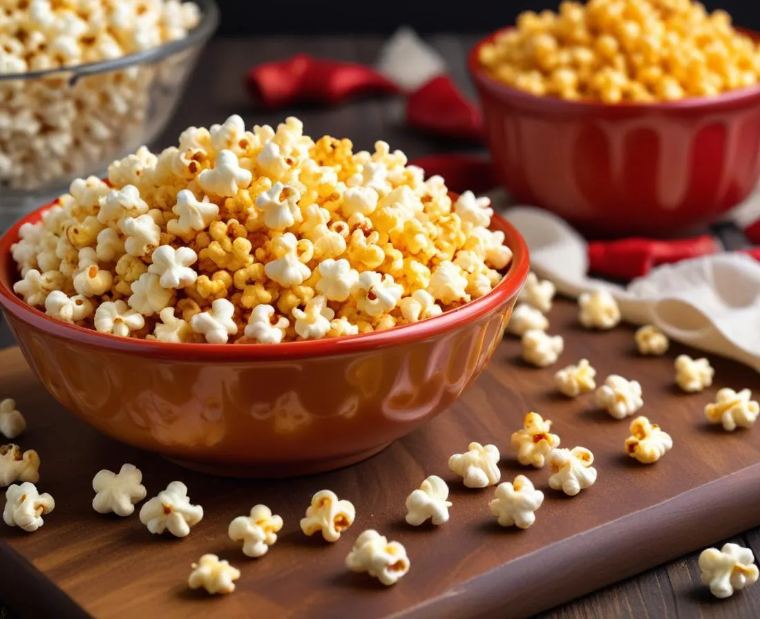 Popcorn au Parmesan et Paprika Fumé