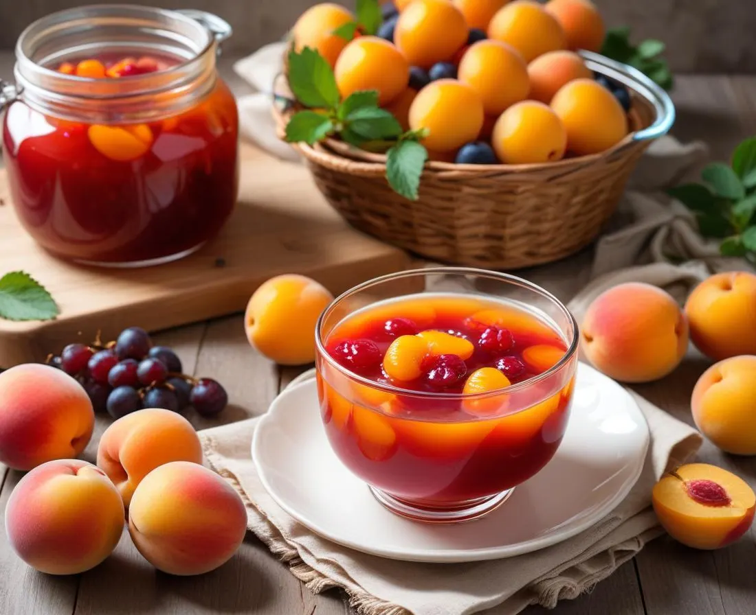 Compote d'été aux Brugnons et Abricots