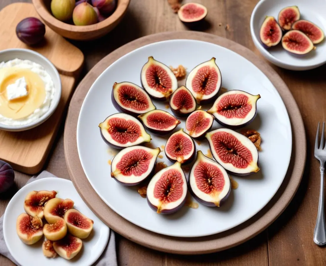 Pinsa Figues & Chèvre, Noix et Miel
