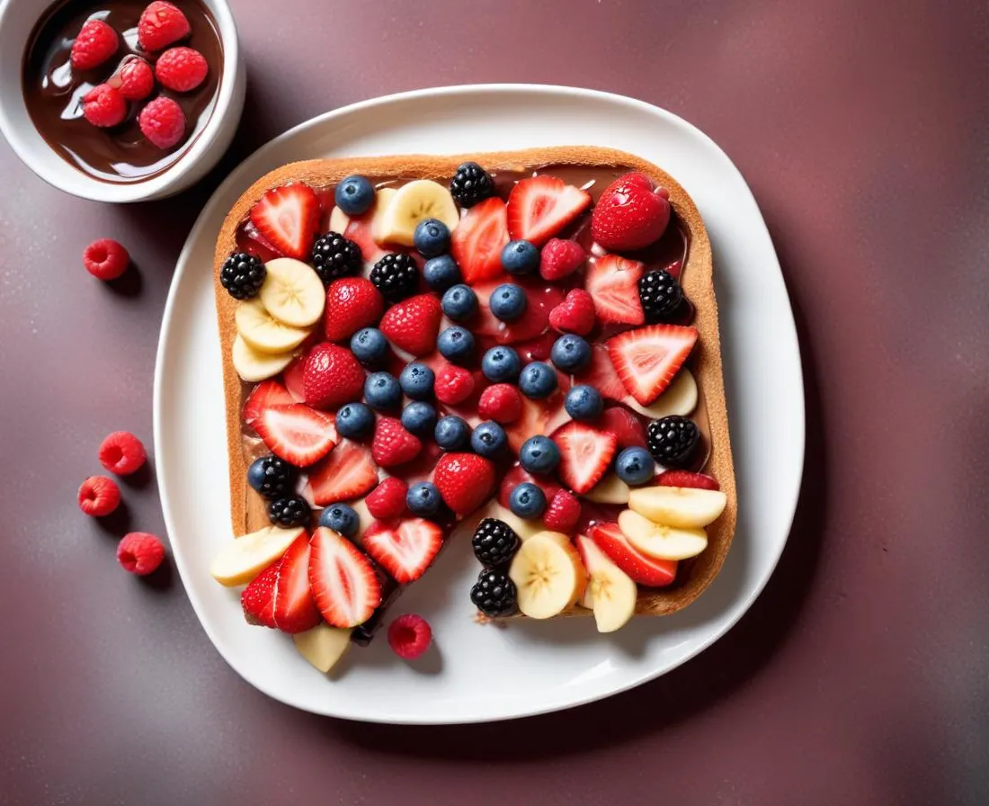 Pinsa Sucrée Nutella & Fruits Rouges