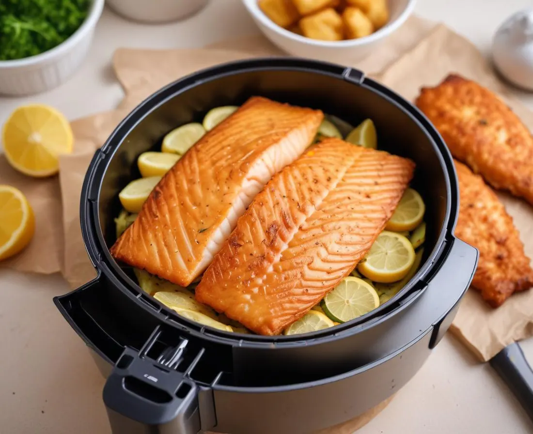 Poisson pané maison à l'AirFryer