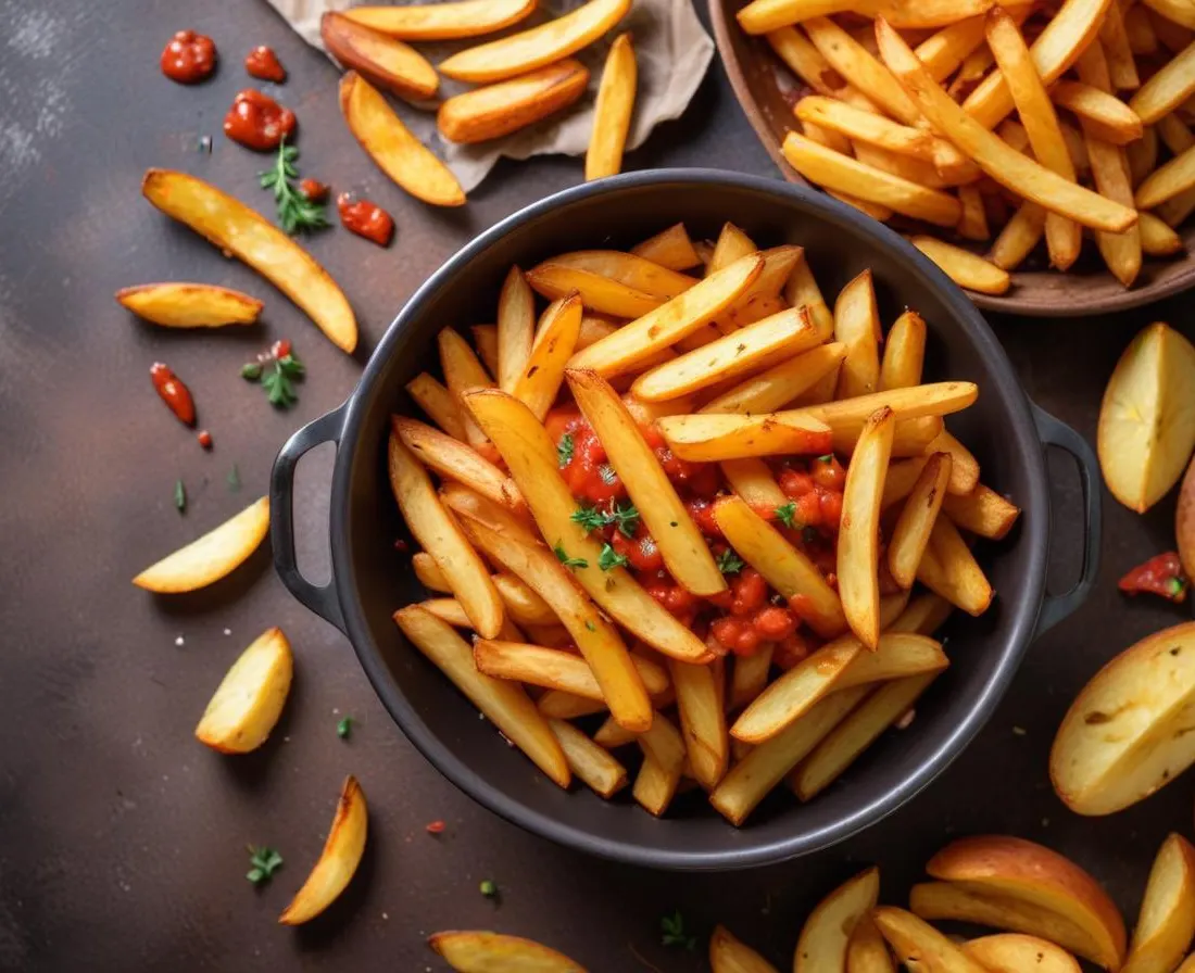 Frites de patates douces au paprika fumé
