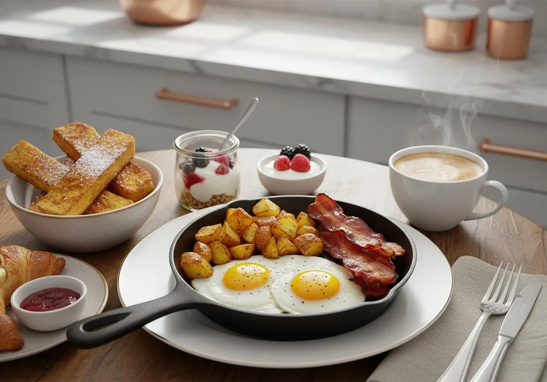 Petit Déjeuner Complet à l'Airfryer Cosori