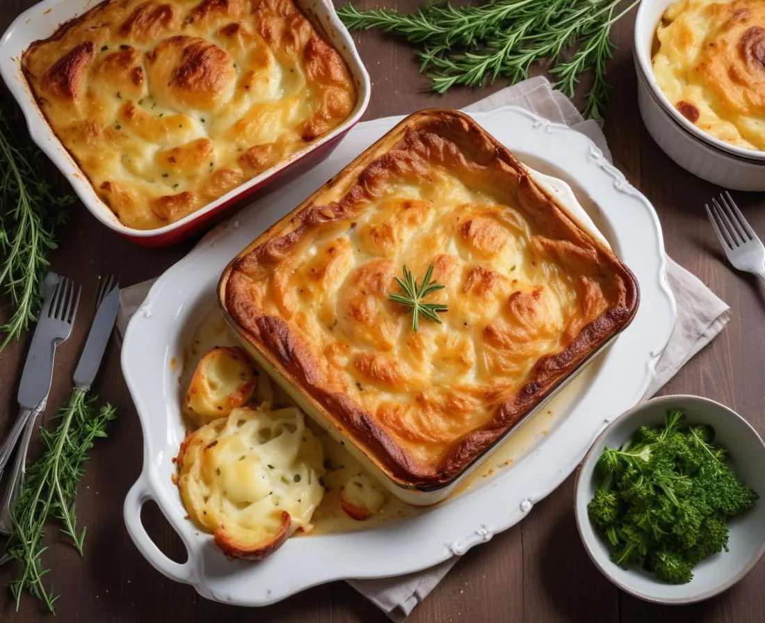Rôti de Porc aux Herbes et Gratin Dauphinois