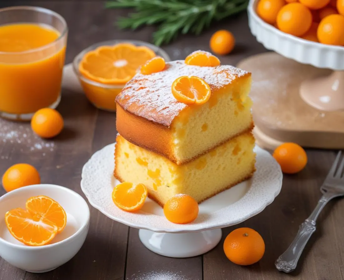 Gâteau Moelleux aux Clémentines
