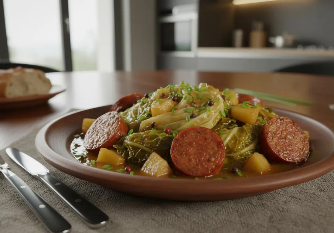 Potée au Chou Pomme et Saucisses de Toulouse au Cookeo
