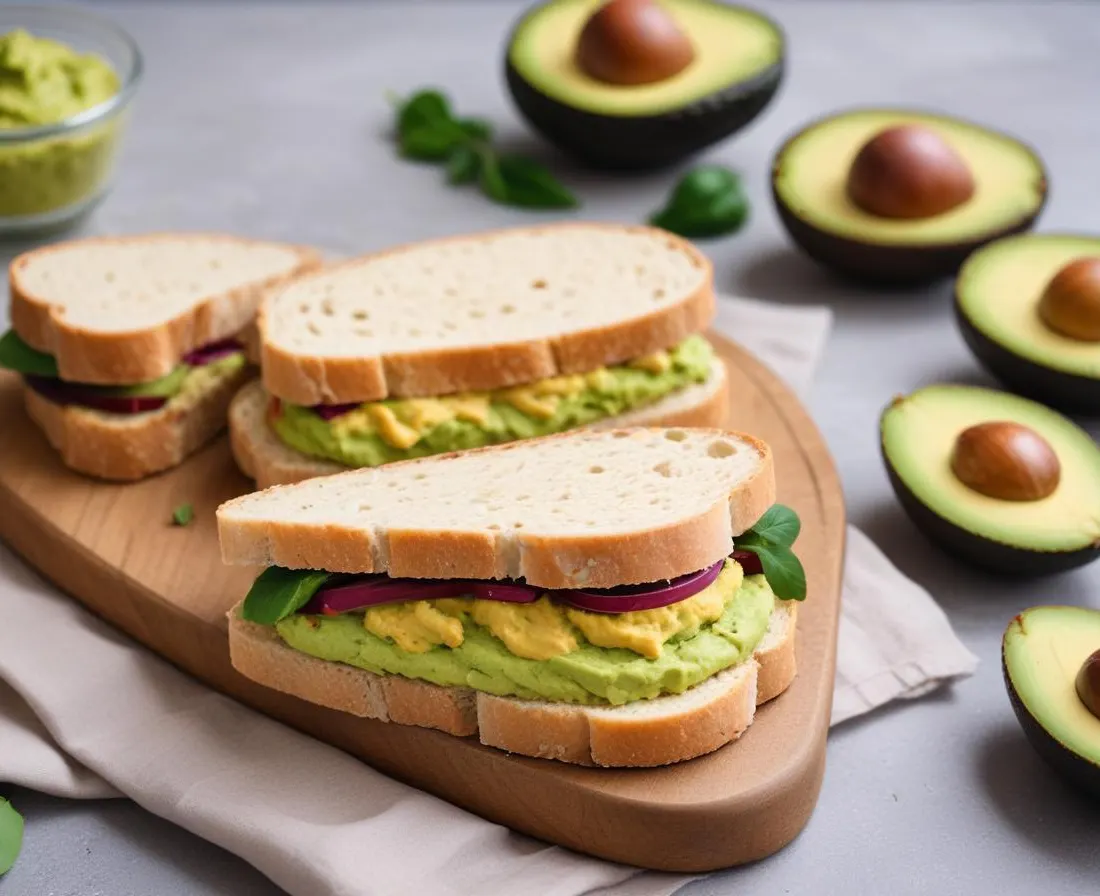 Ciabatta houmous de betteraves et avocat
