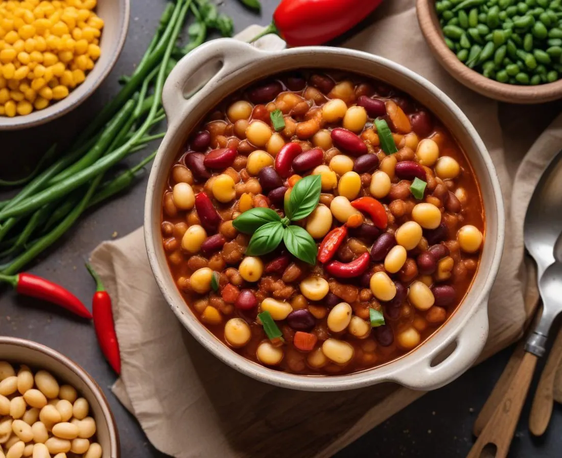 Chili Végétarien aux Haricots Blancs