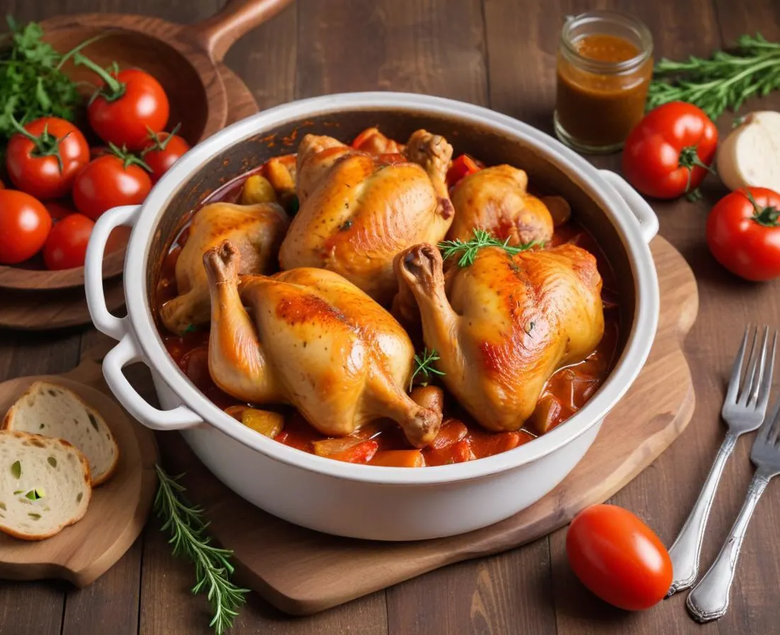 Poulet Basquaise Traditionnel