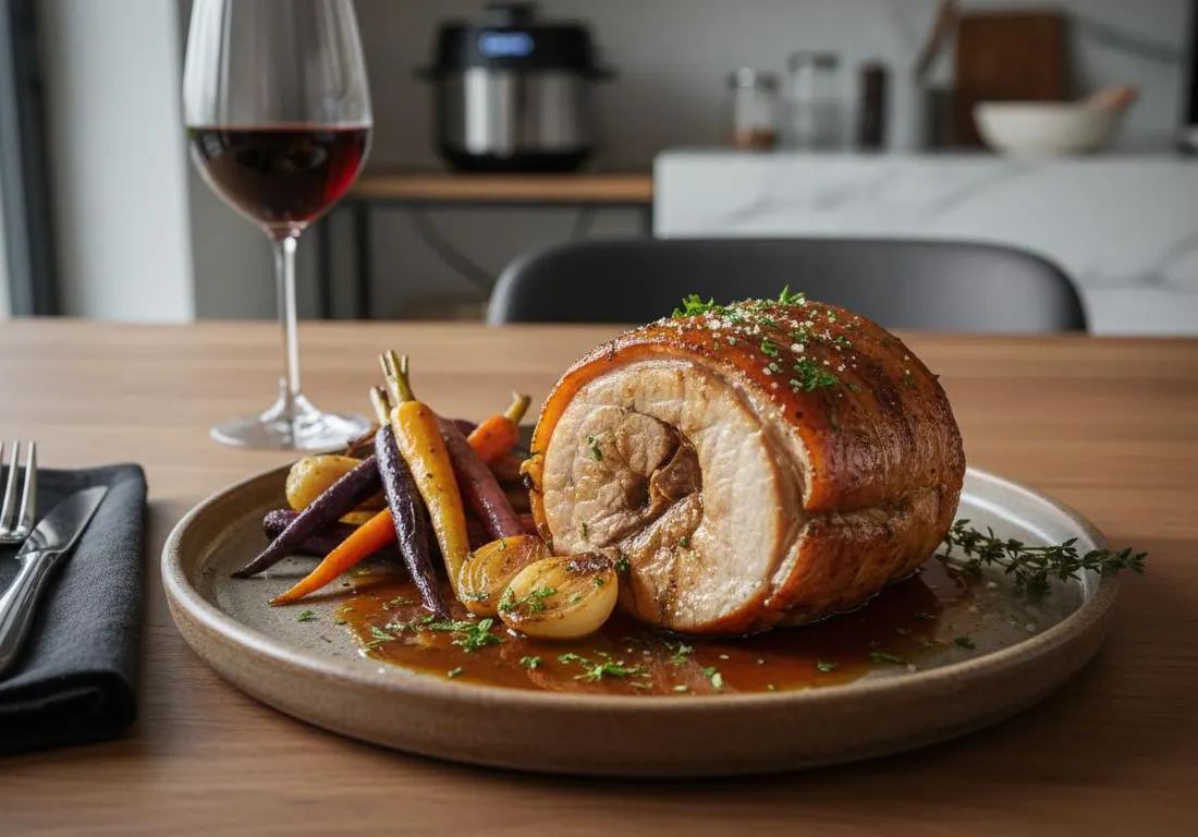 Rouelle de Porc Confite au Cookeo et Cosori Dual Blaze