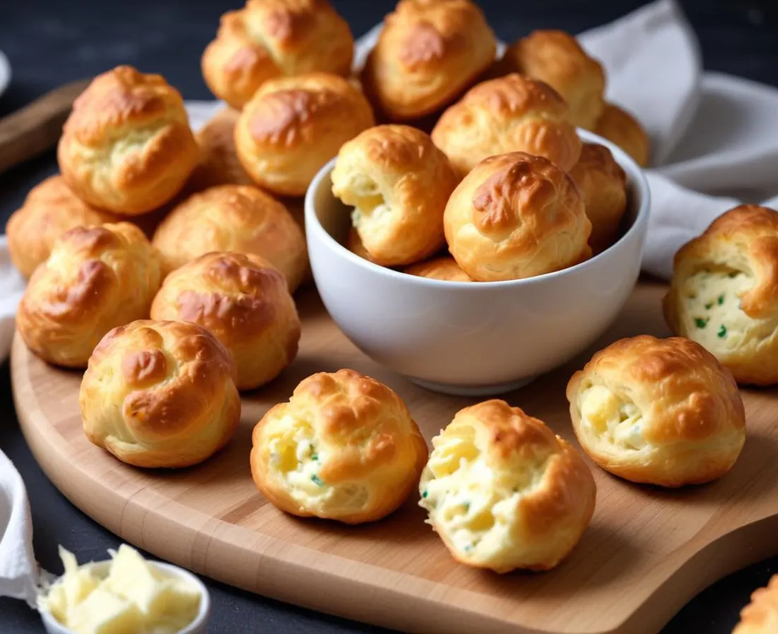Gougères au Fromage Faciles