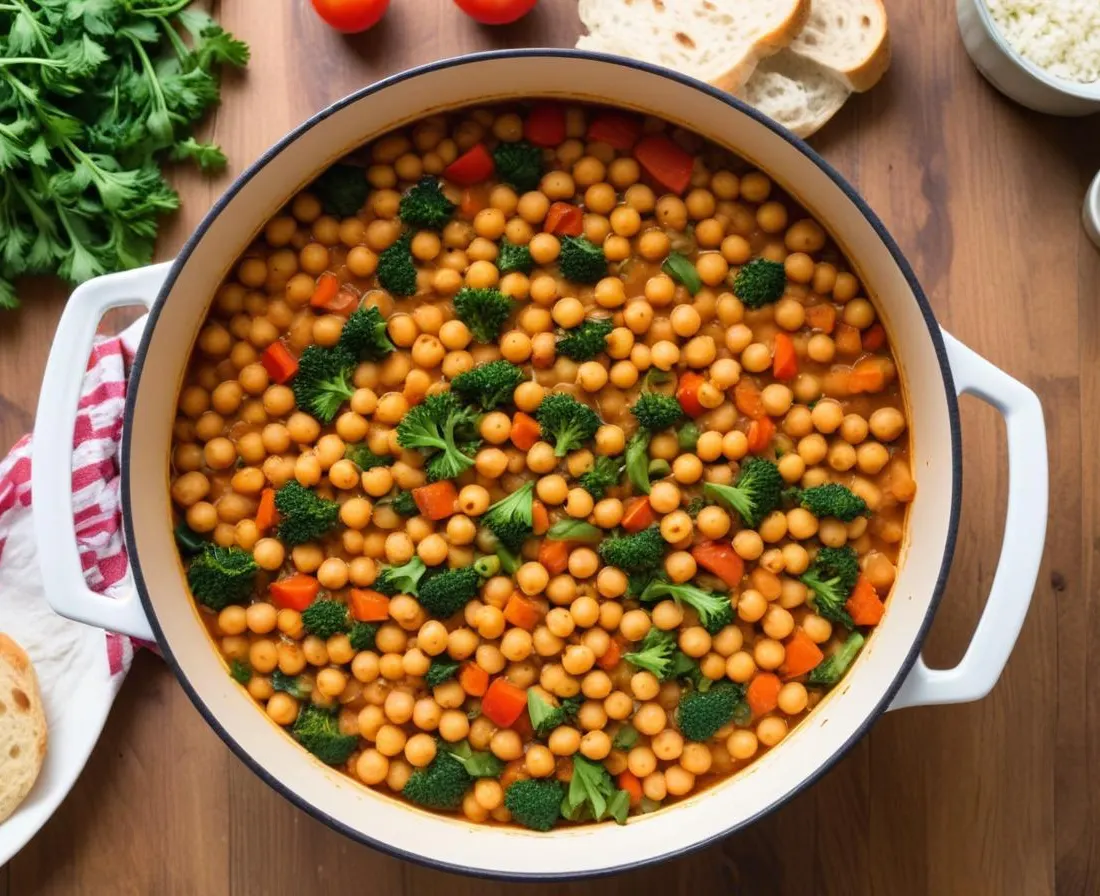 One Pot de Pois Chiches aux Légumes d'Été