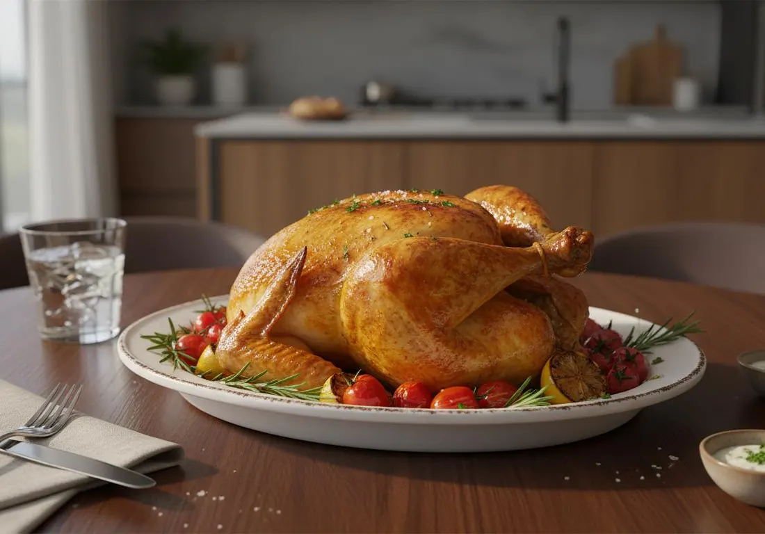 Poulet Rôti Doré au Cosori (1,5kg)