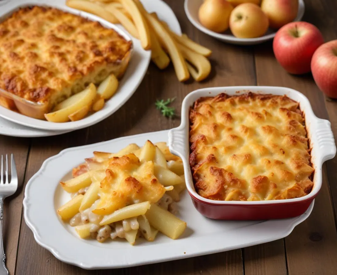 Gratin de Poireaux et Pommes de Terre