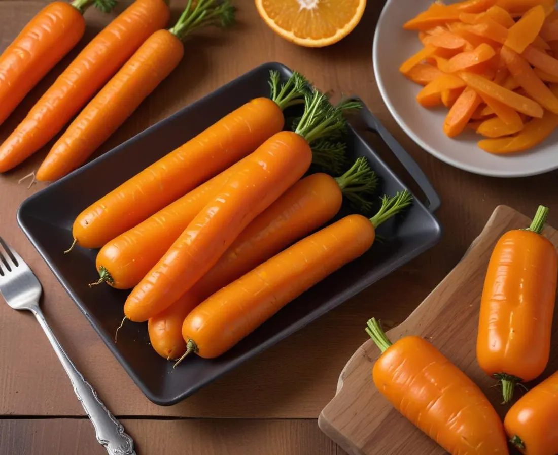 Carottes braisées à l'orange