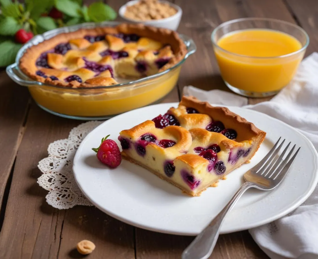 Clafoutis Gourmand aux Brugnons d'Été