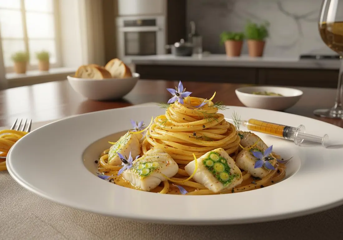 Injection de Saveurs : Linguine au Code Secret