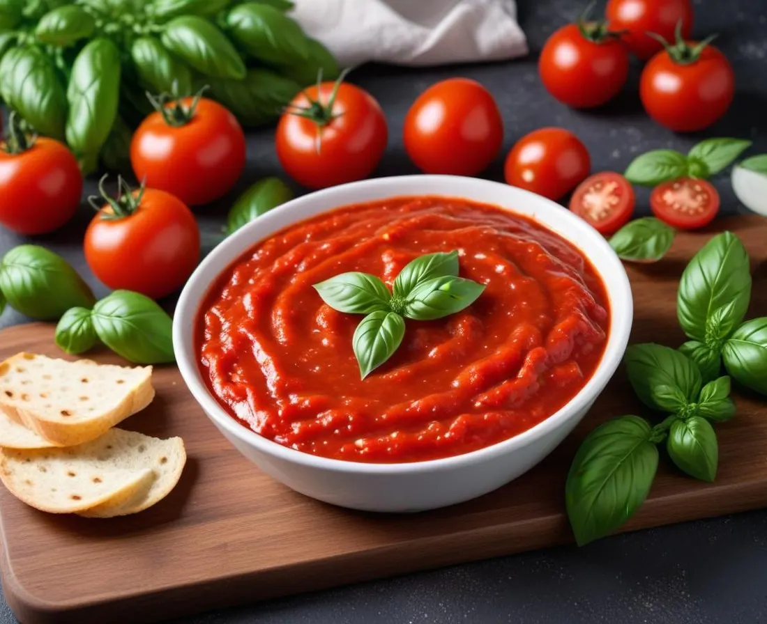Dip Tomate Basilic Facile et Rapide