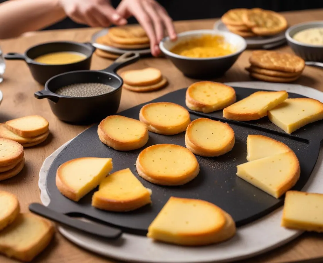 Les Sablés Fondants à la Raclette et au Poivre