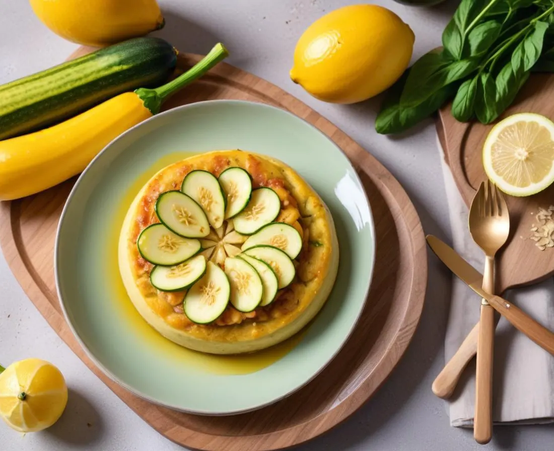 Moelleux estival courgette citron amande