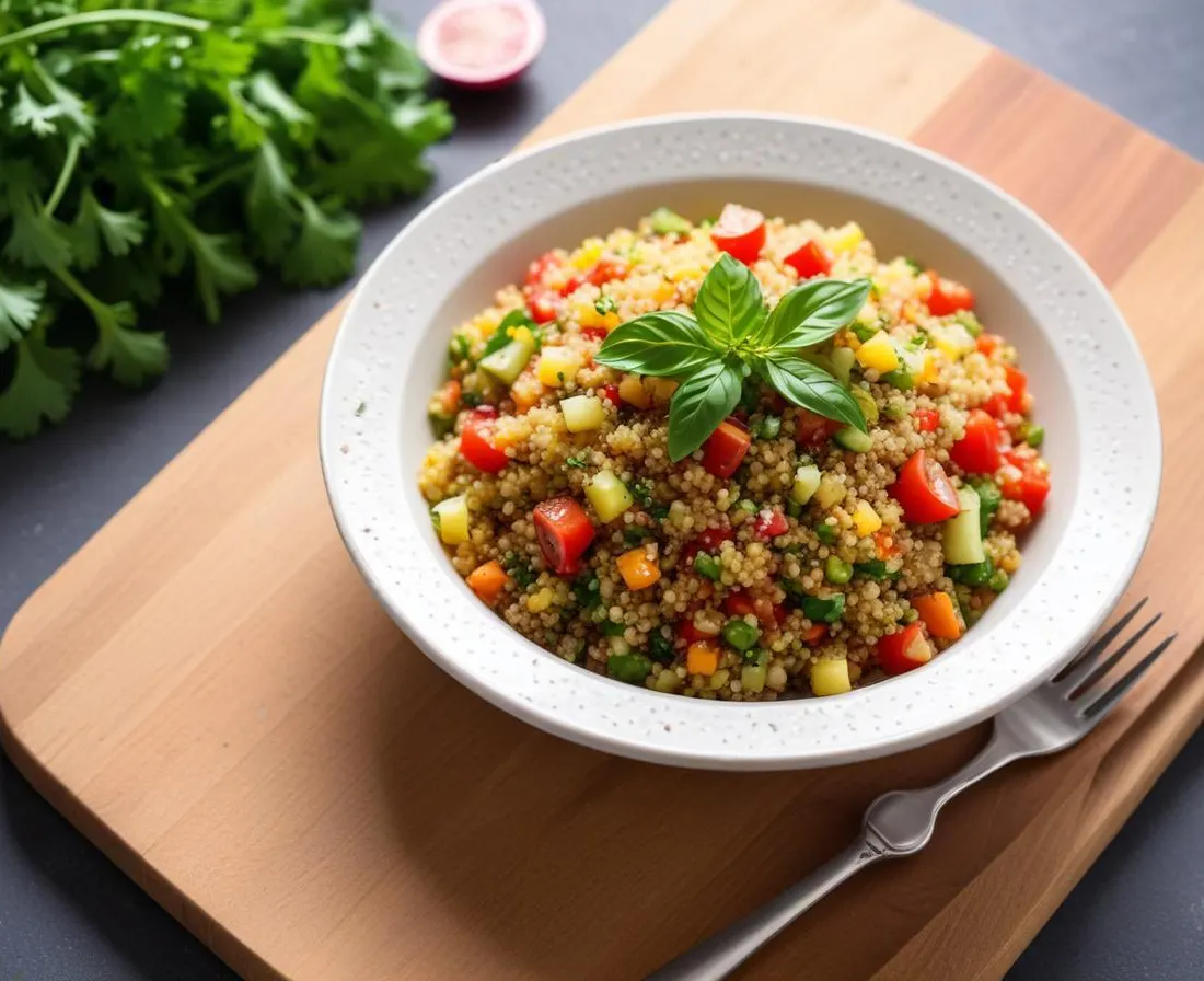 Taboulé de quinoa aux légumes du soleil