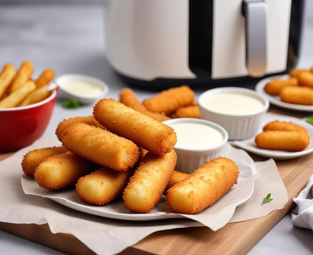 Mozzarella Sticks Fondants au AirFryer