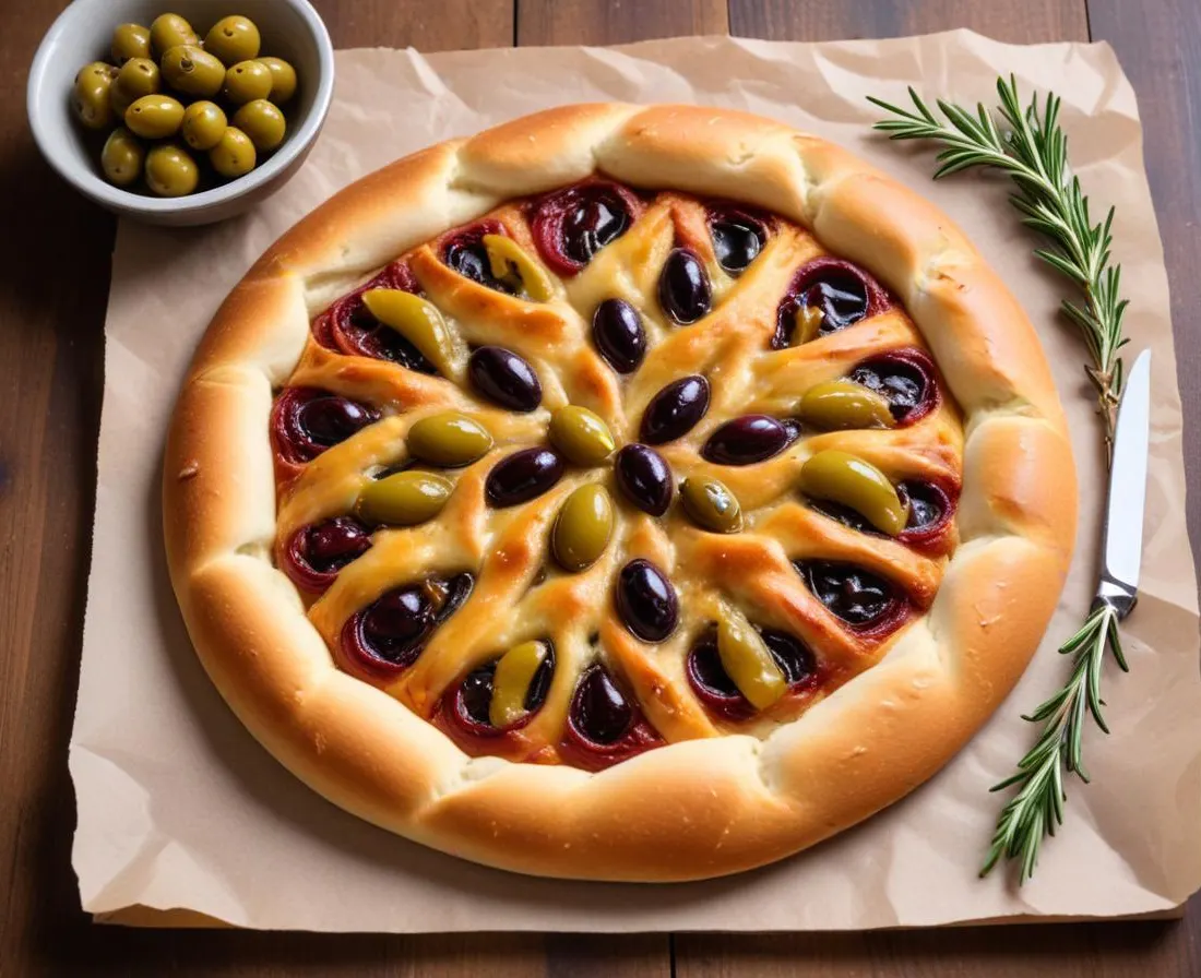 Fougasse aux olives
