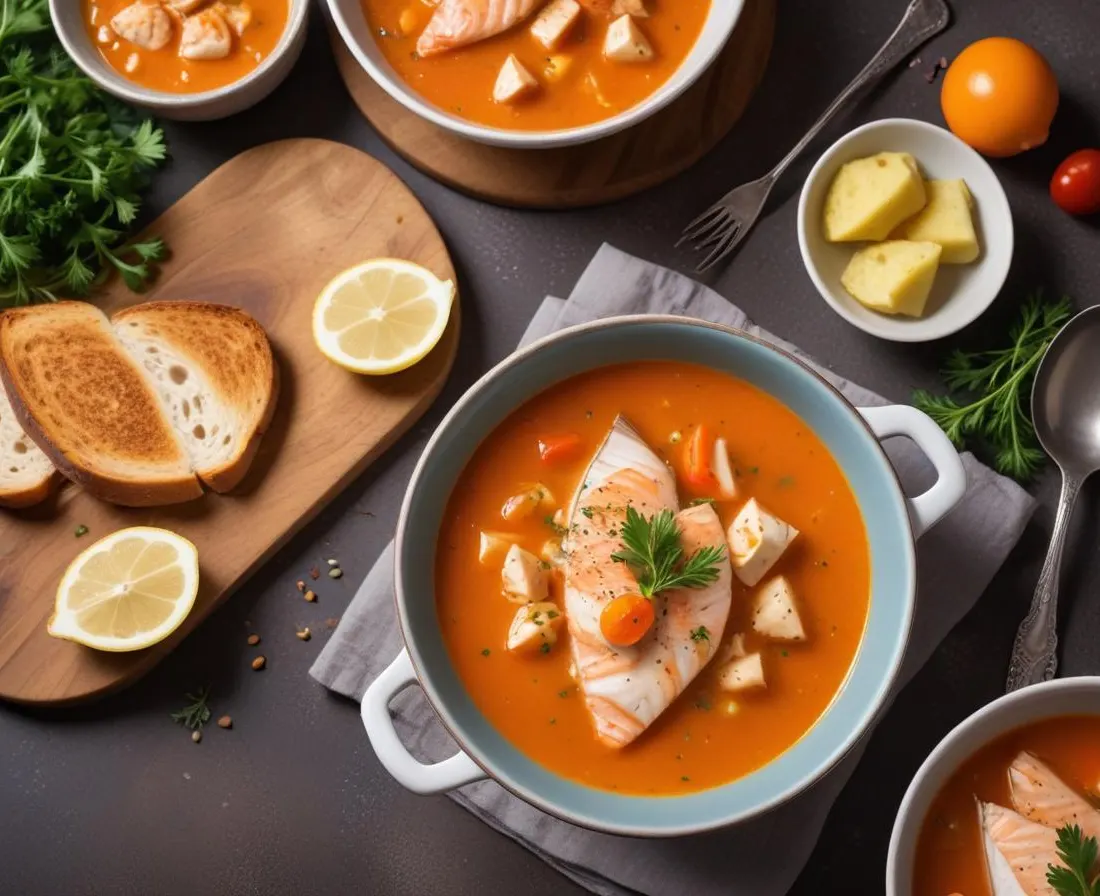 Soupe de poissons maison