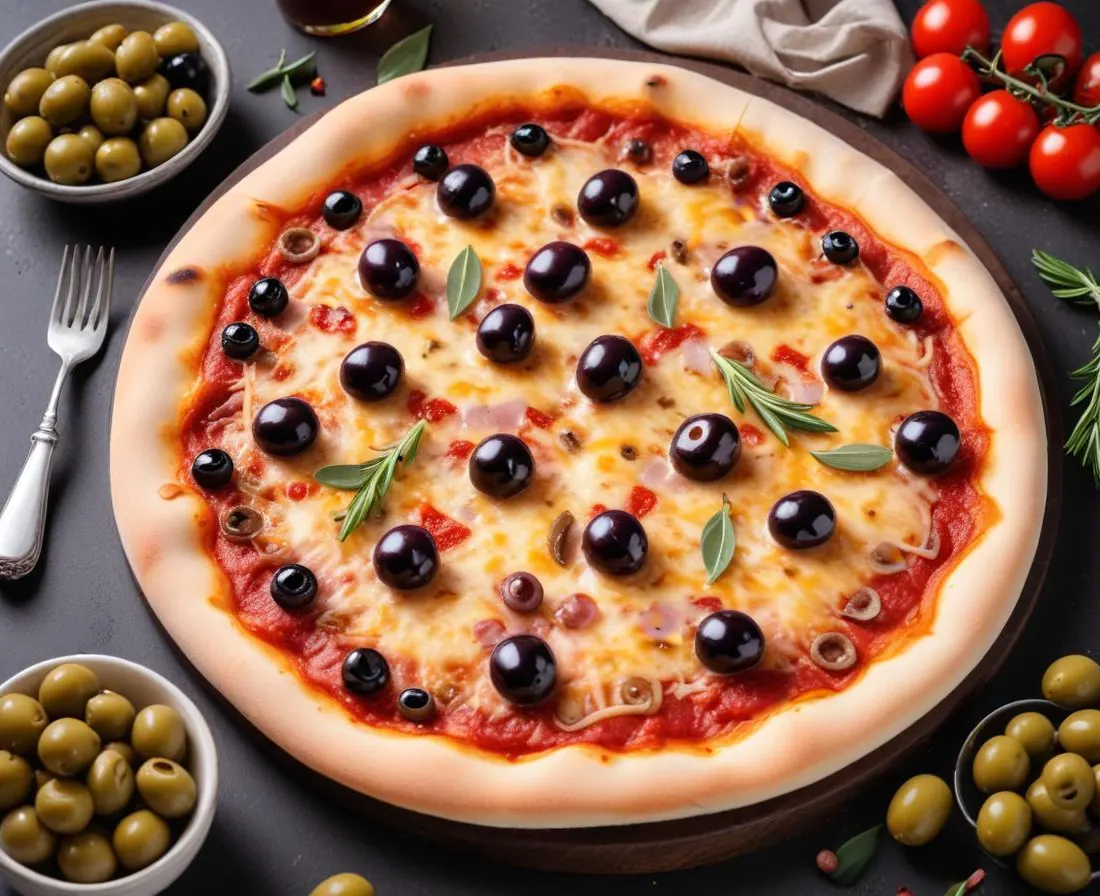 Pizza Napolitaine aux Anchois, Olives et Câpres