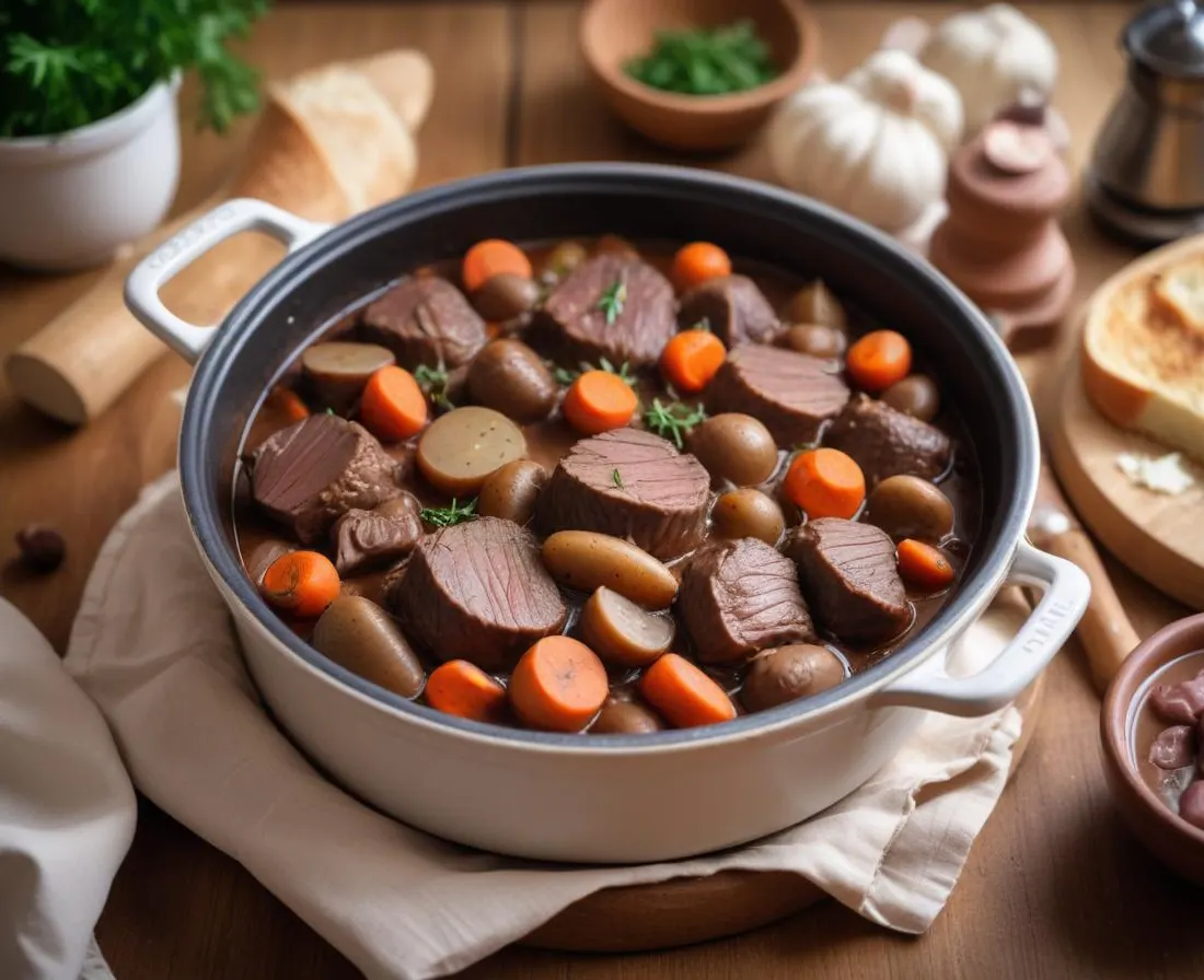 Bœuf bourguignon express au Cookeo