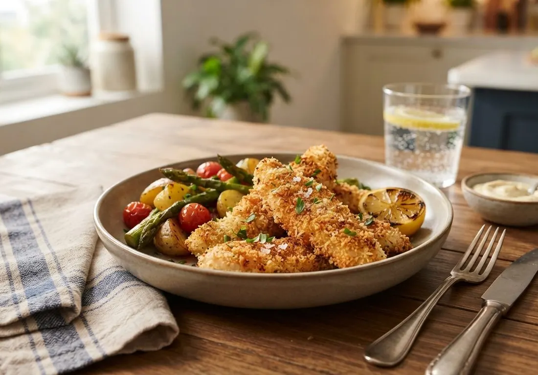 Tenders de Poulet Croustillants au Air Fryer