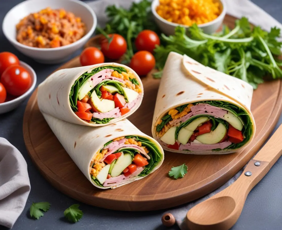 Wrap au Thon Fraîcheur et Verdure
