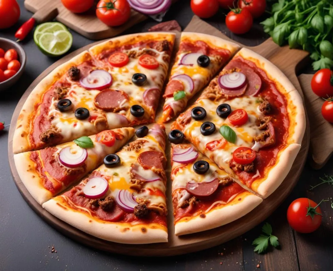 Pizza Mexicaine au Bœuf Épicé
