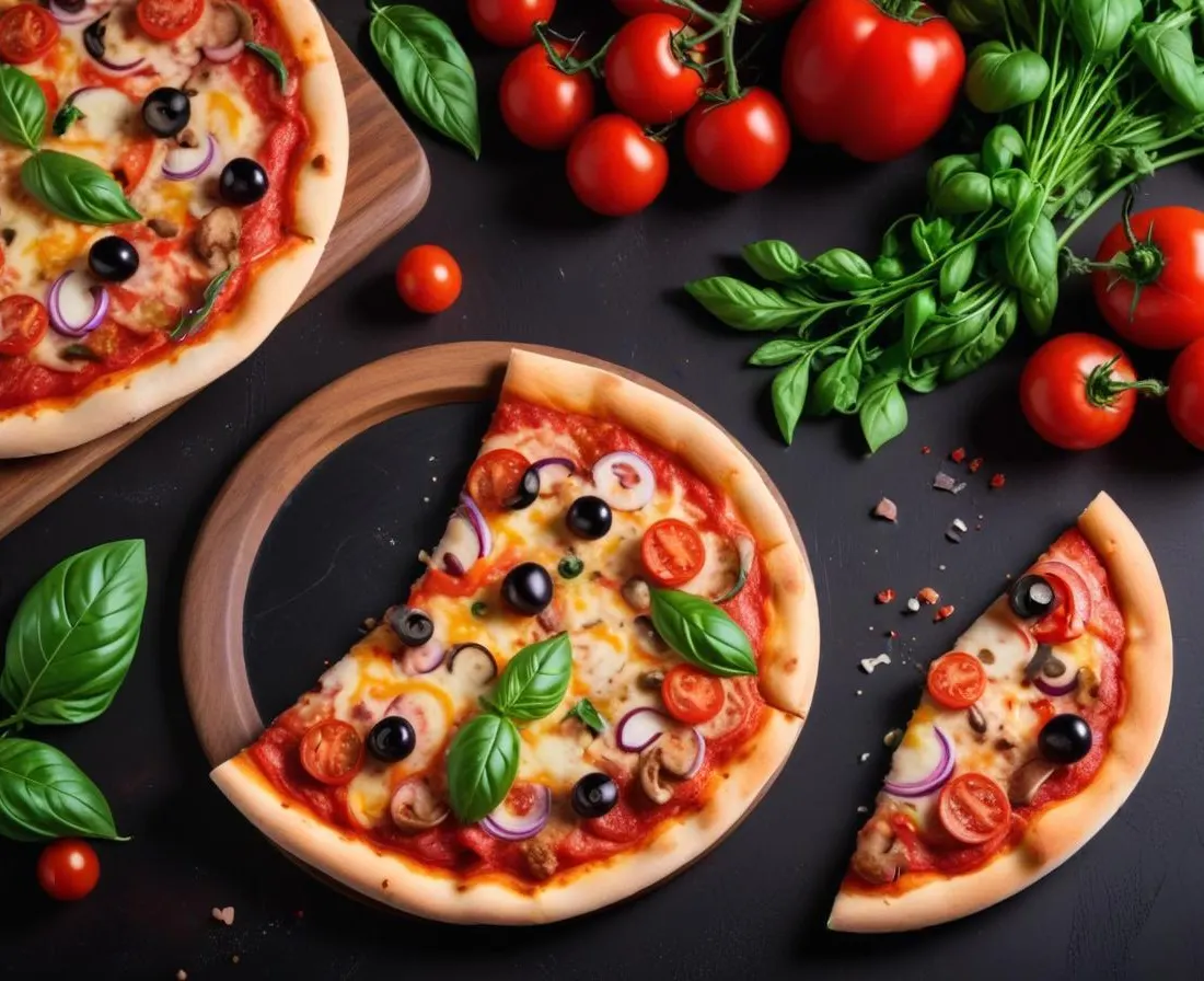 Pizza Maison aux Légumes d'Été