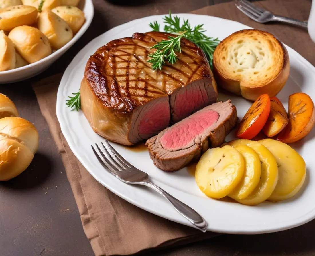 Filet mignon en croûte aux champignons