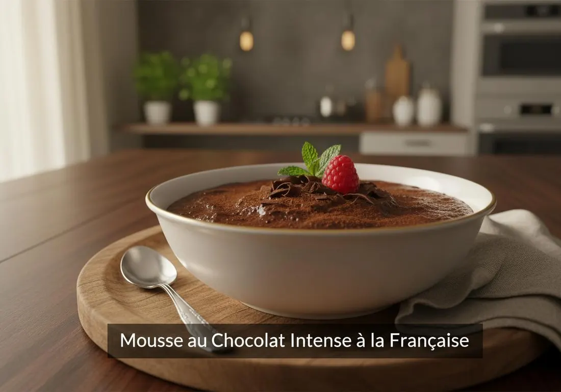 Mousse au Chocolat Intense à la Française
