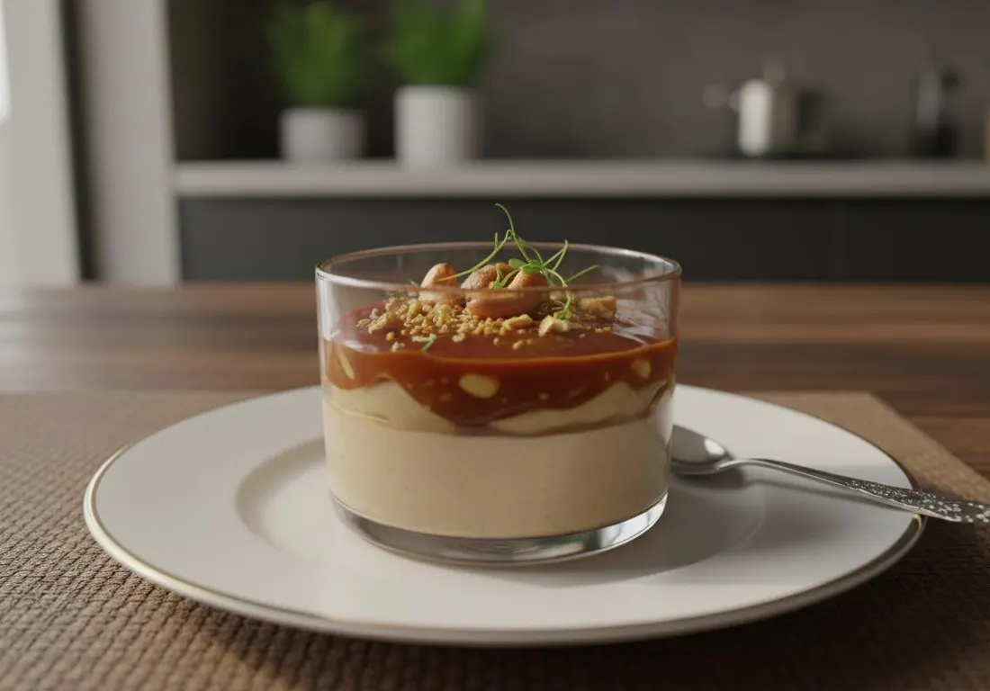 Crème Soyeuse au Caramel de Cajou sans Cuisson