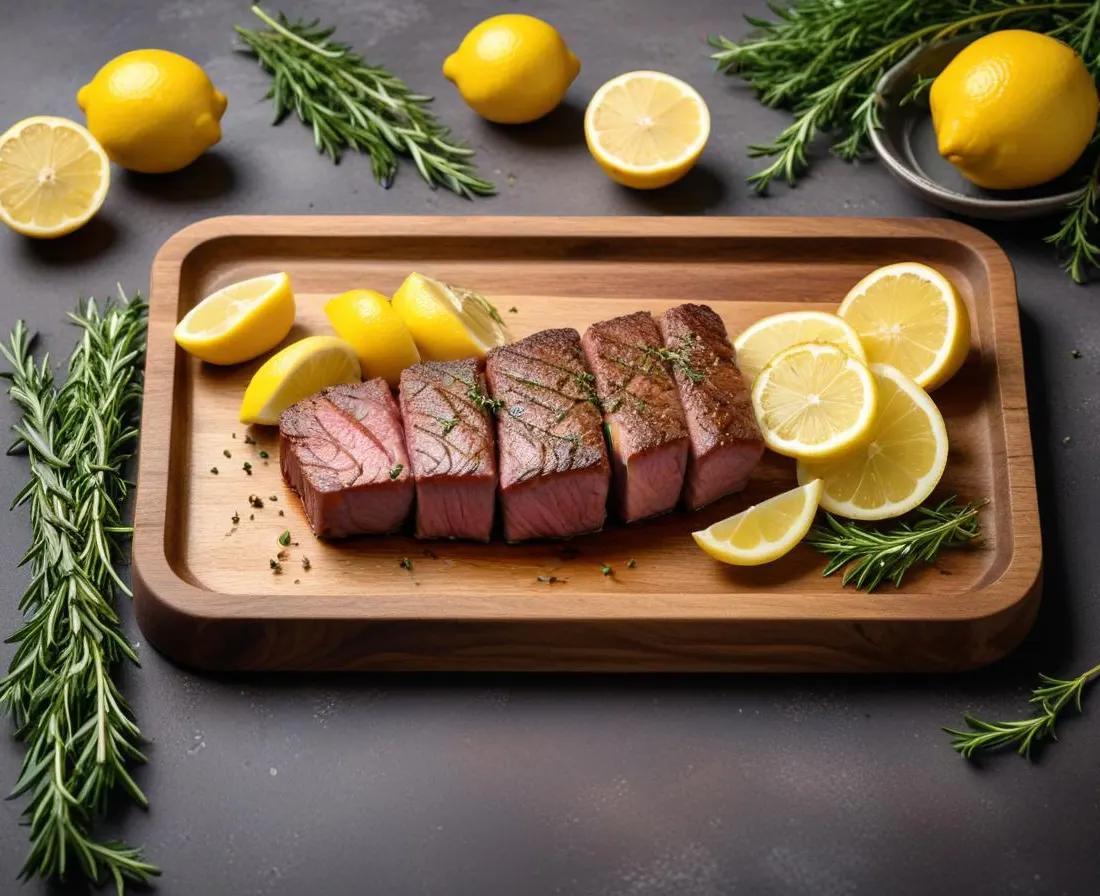 Filet de bar au four avec citron et herbes