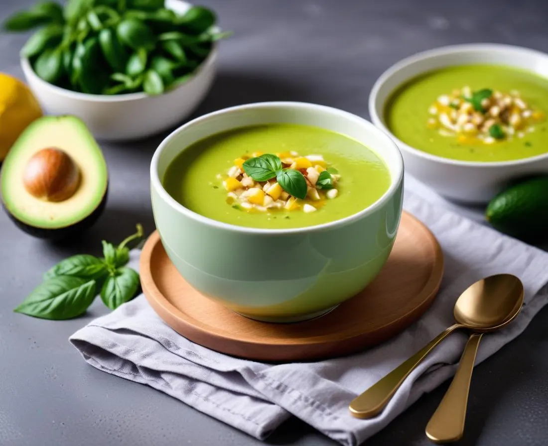 Soupe Fraîcheur Avocat-Citron Vert