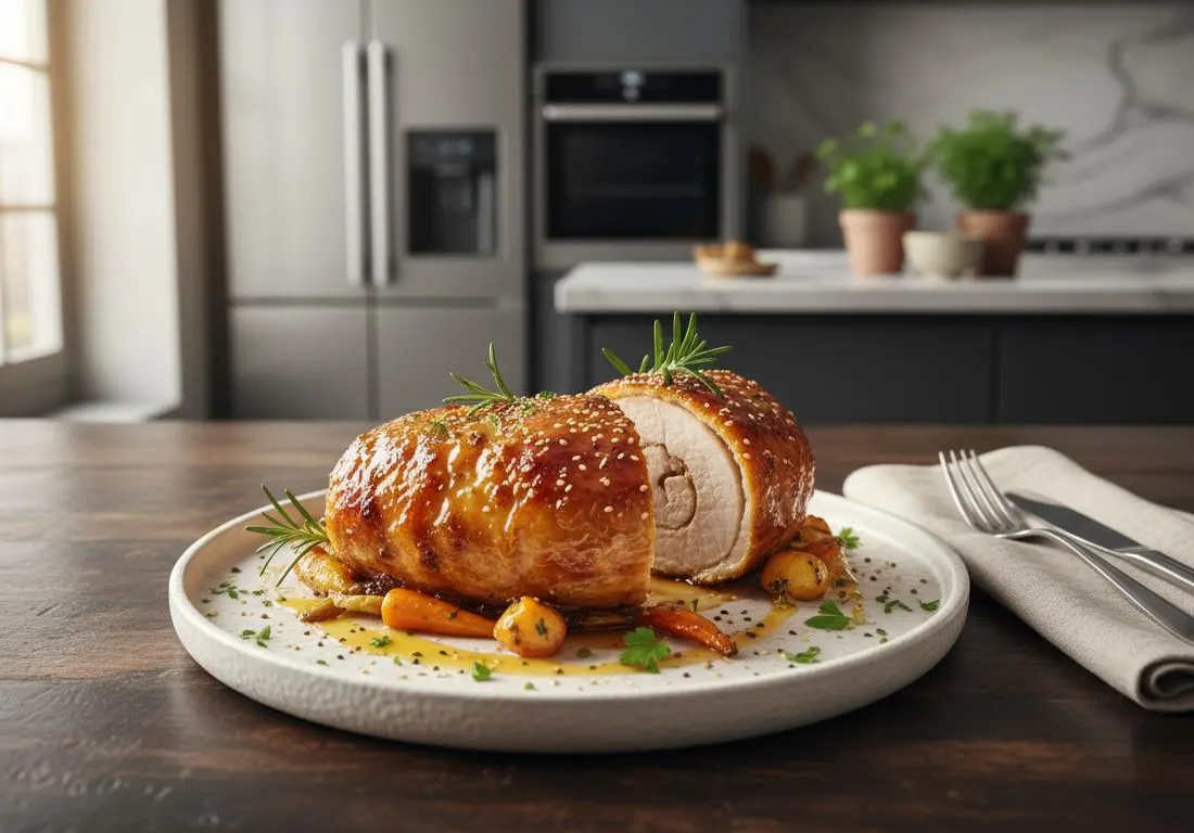 Rouelle de Porc Crousti-Fondante au Miel et Moutarde (Version Cosori Dual Blaze)