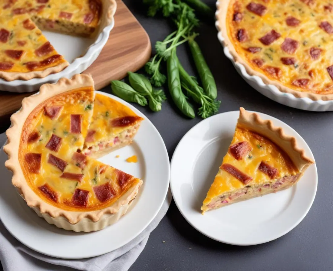 Quiche Facile sans Pâte aux Lardons