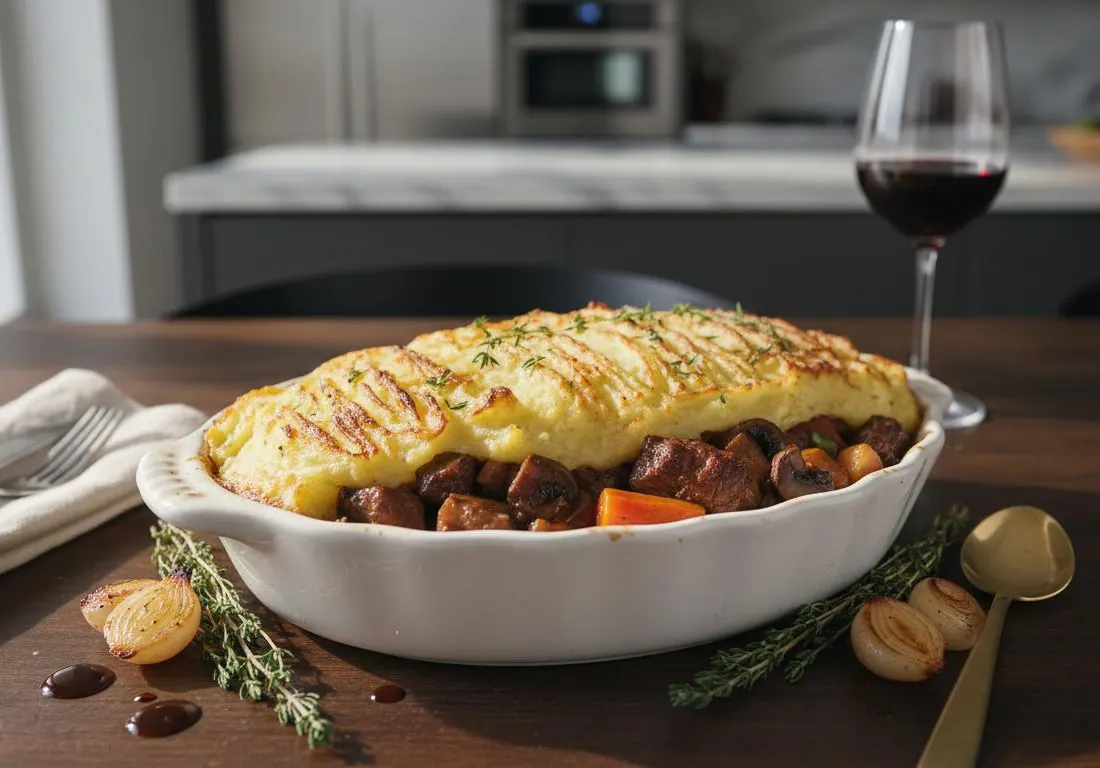 Parmentier de Rôti à l'Ancienne