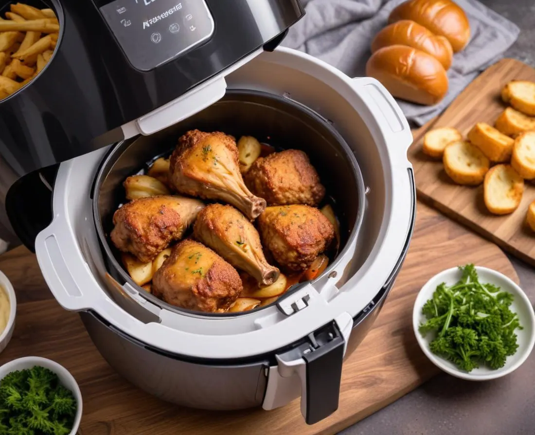 Collier d'agneau croustillant à l'air fryer
